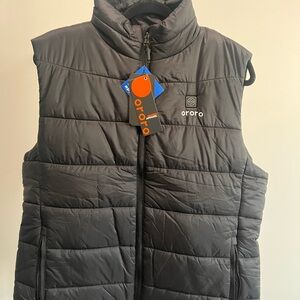 Ororo Black Puffer Vest